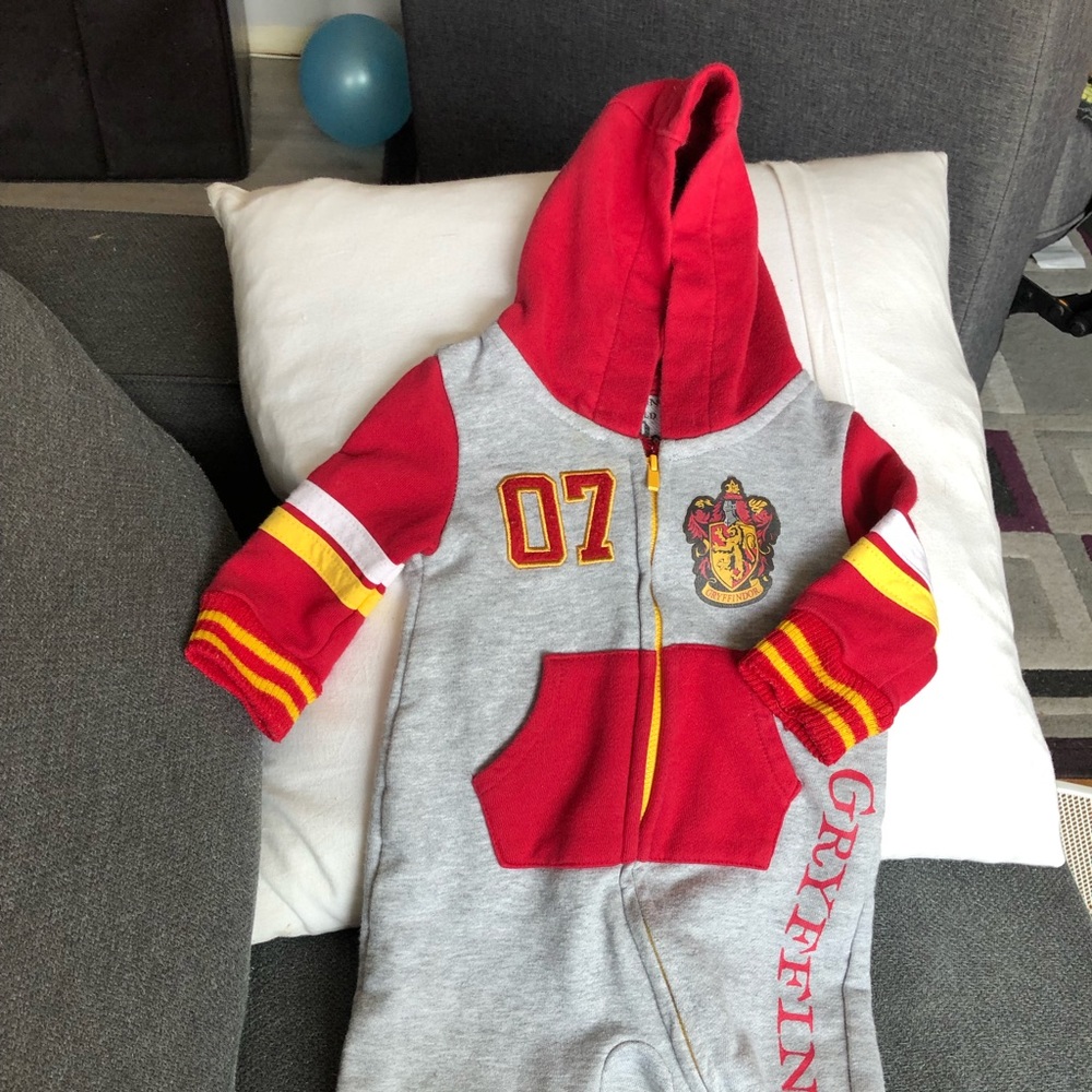 Gryffindor infant coveralls